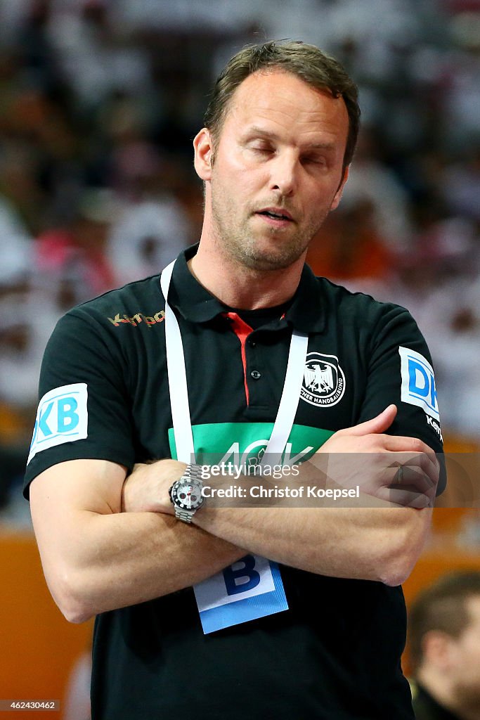 Qatar vs Germany Quarter Finals - 24th Men's Handball World Championship