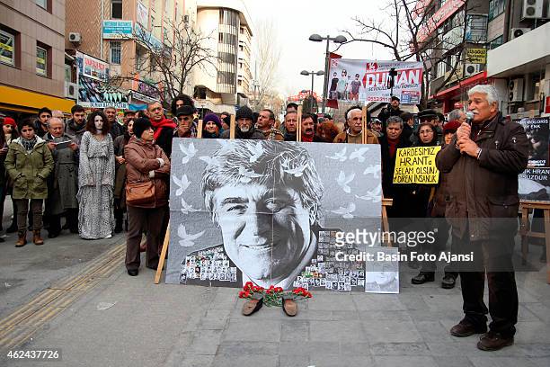 Several thousand protesters in Ankara's Kizilay Square marked the anniversary of Hrant Dink's killing. Attendees chanted "We are all Hrant Dink" and...