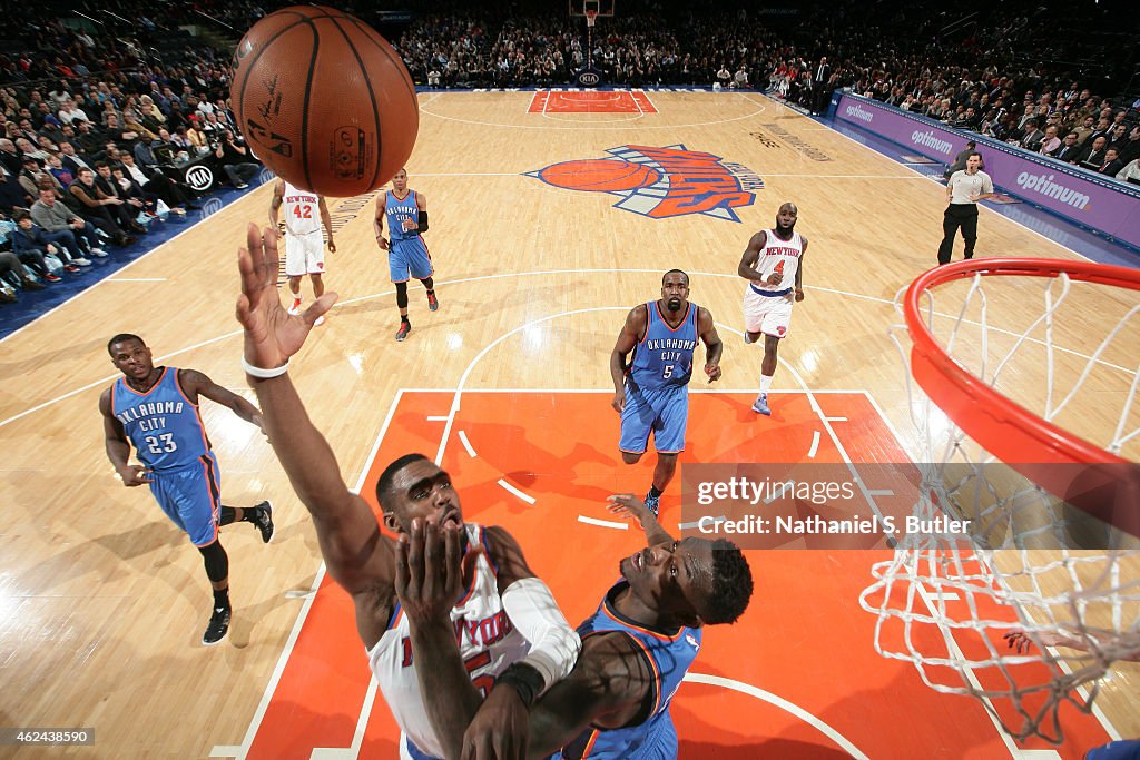 Oklahoma City Thunder v New York Knicks