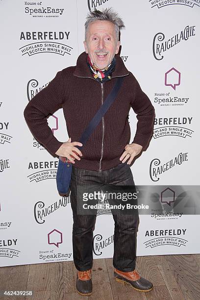 Writer and Fashion Icon Simon Doonan attends the 2015 House Of SpeakEasy Gala at City Winery on January 28, 2015 in New York City.