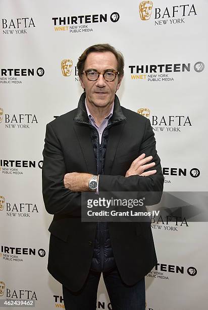 Stephen Segaller attends the 'Shakespeare Uncovered' premiere at The Players Club on January 28, 2015 in New York City.