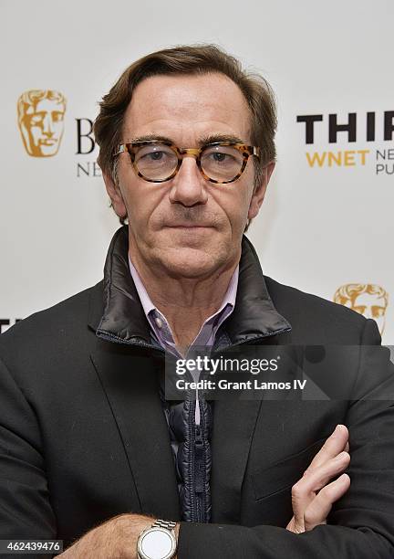 Stephen Segaller attends the 'Shakespeare Uncovered' premiere at The Players Club on January 28, 2015 in New York City.