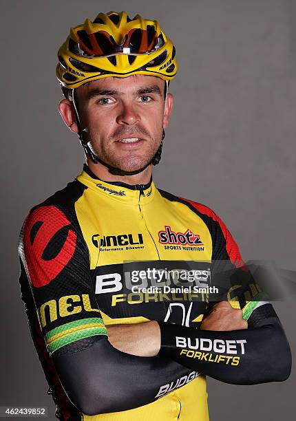 Jack Bobridge of South Australia poses for a portrait at DISC Velodrome during the 2015 National Track Cycling Championships on January 29, 2015 in...