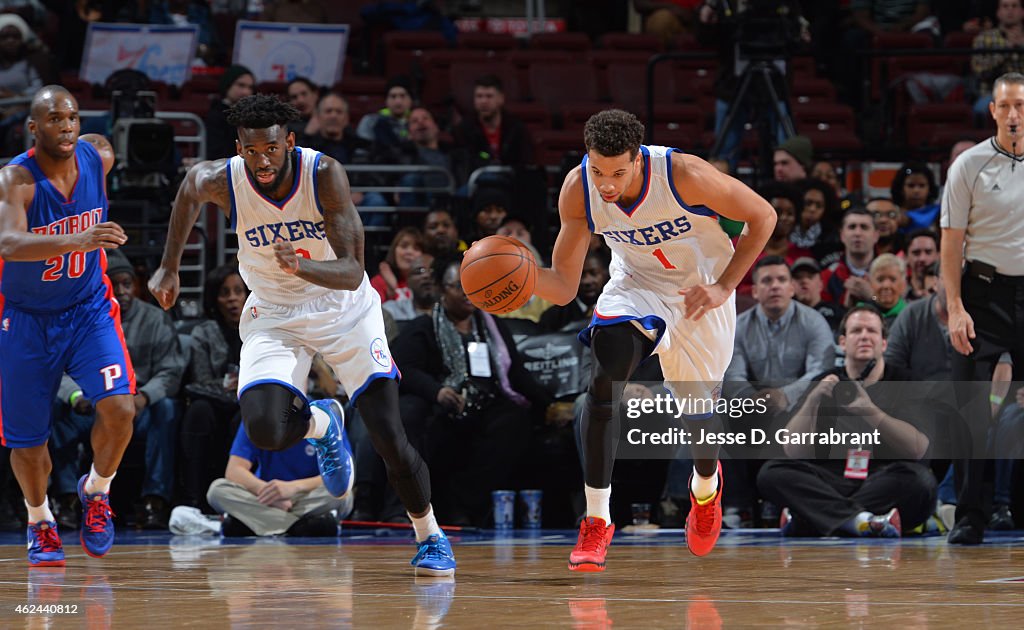 Philadelphia 76ers V Detroit Pistons