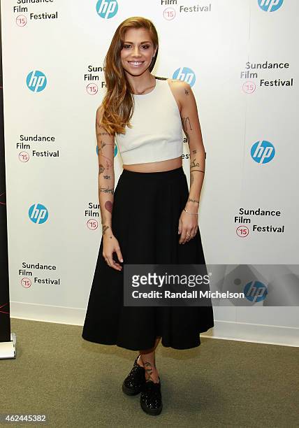 Singer-songwriter Christina Perri attends the BMI Snowball at Sundance House on January 28, 2015 in Park City, Utah.