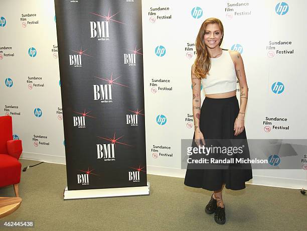 Singer-songwriter Christina Perri attends the BMI Snowball at Sundance House on January 28, 2015 in Park City, Utah.
