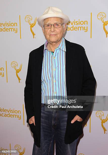 Producer / Writer Norman Lear attends an evening with Norman Lear at The Montalban on January 28, 2015 in Hollywood, California.