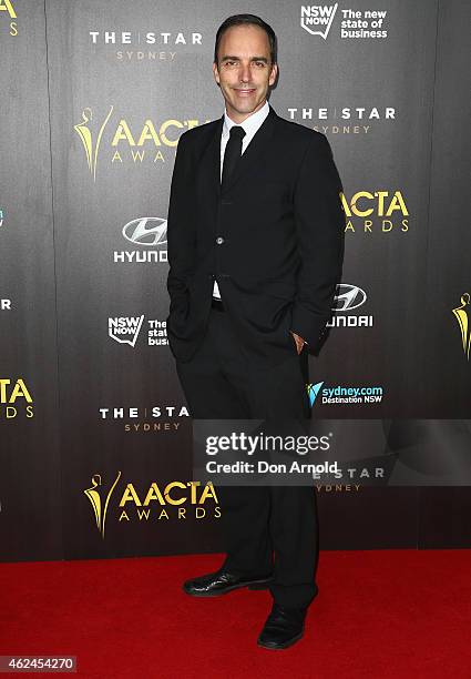 Felix Williamson arrives at the 4th AACTA Awards Ceremony at The Star on January 29, 2015 in Sydney, Australia.