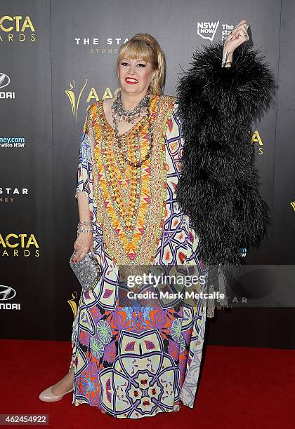 Carlotta arrives at the 4th AACTA Awards Ceremony at The Star on January 29, 2015 in Sydney, Australia.