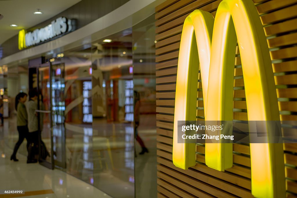 McDonald's logo in a shopping center.  In the 2014 fiscal...