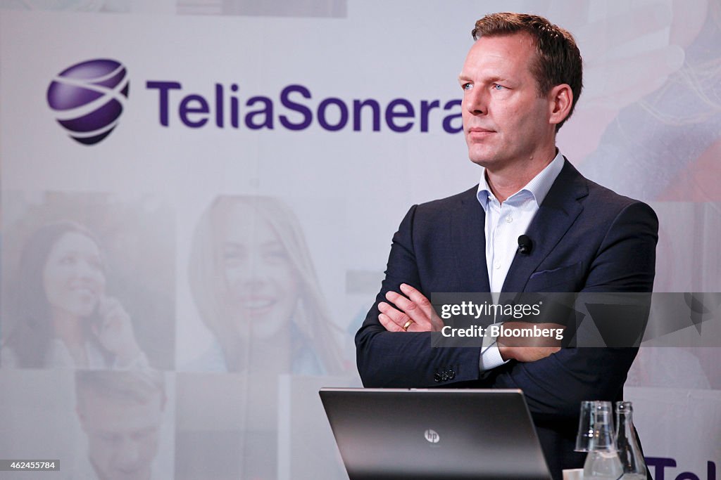 Sweden's Biggest Phone Carrier TeliaSonera AB Earnings News Conference