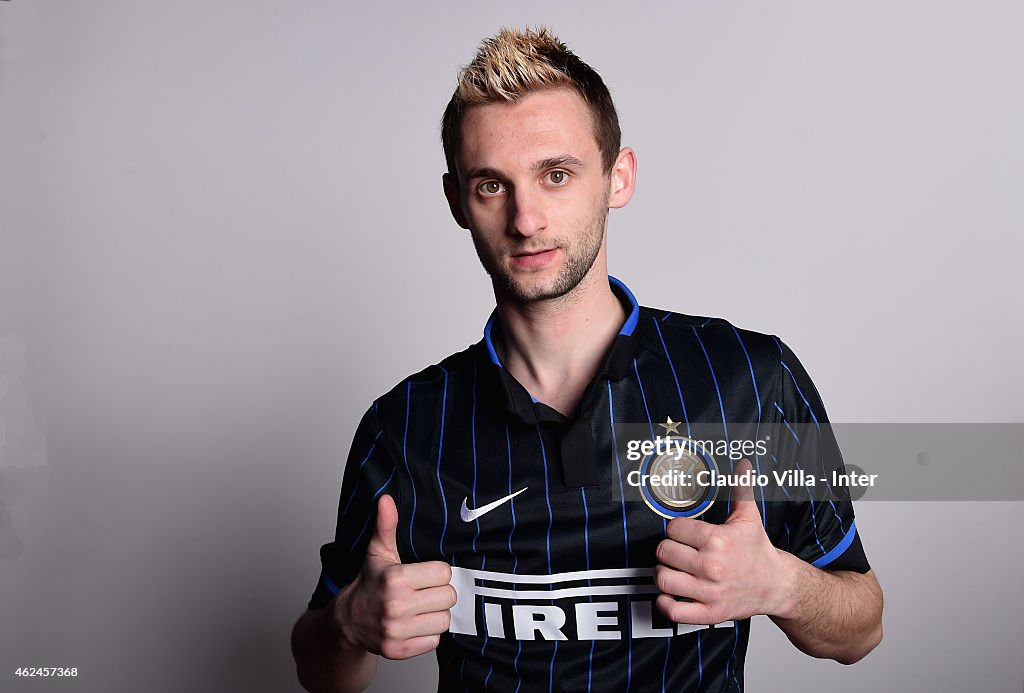 FC Internazionale Unveils New Signing Marcelo Brozovic