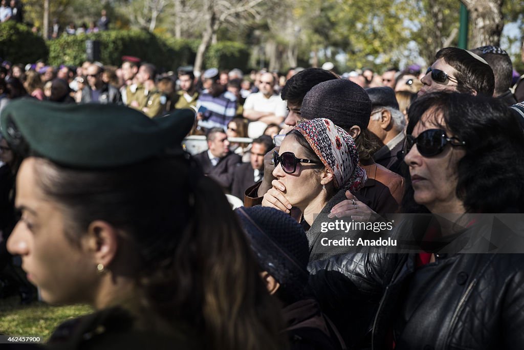 Funeral of Israeli soldier Major Kalengel in Jerusalem