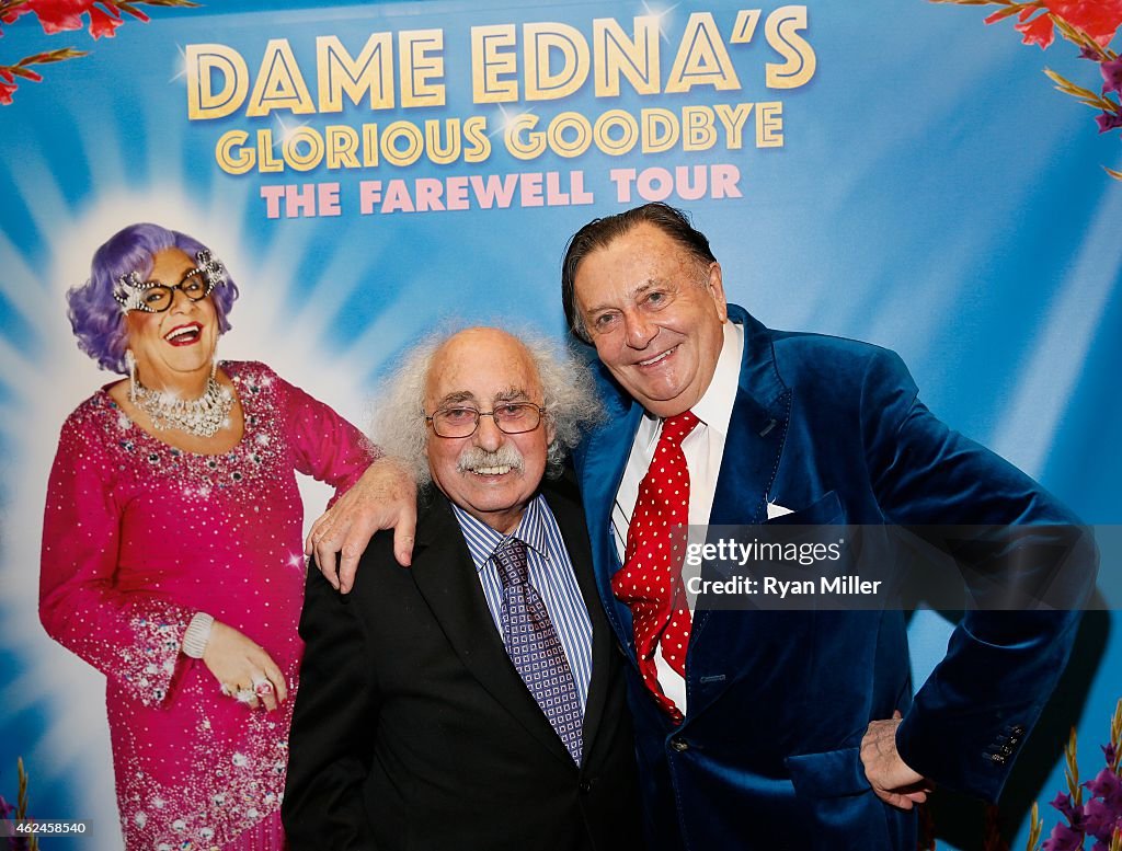 Actor Ray Jessel And Dame Edna Creator And Performer Barry Humphries actor-ray-jessel-and-dame-edna-creator-and-performer-barry-humphries