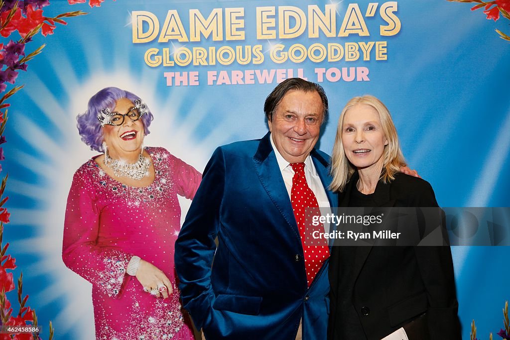 Dame Edna Creator And Performer Barry Humphries And Actress Victoria dame-edna-creator-and-performer-barry-humphries-and-actress-victoria