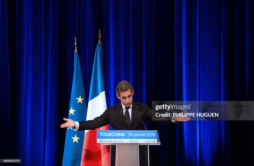 FRANCE-POLITICS-PARTIES-UMP-SARKOZY