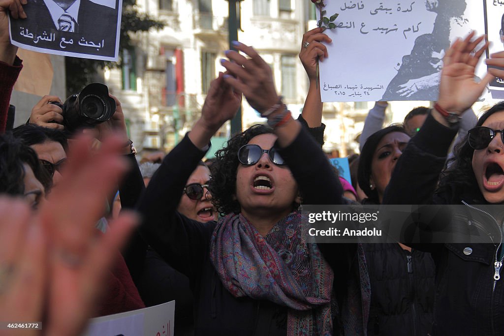 Egyptians protest death of Socialist Popular Alliance member Shaimaa al-Sabbagh