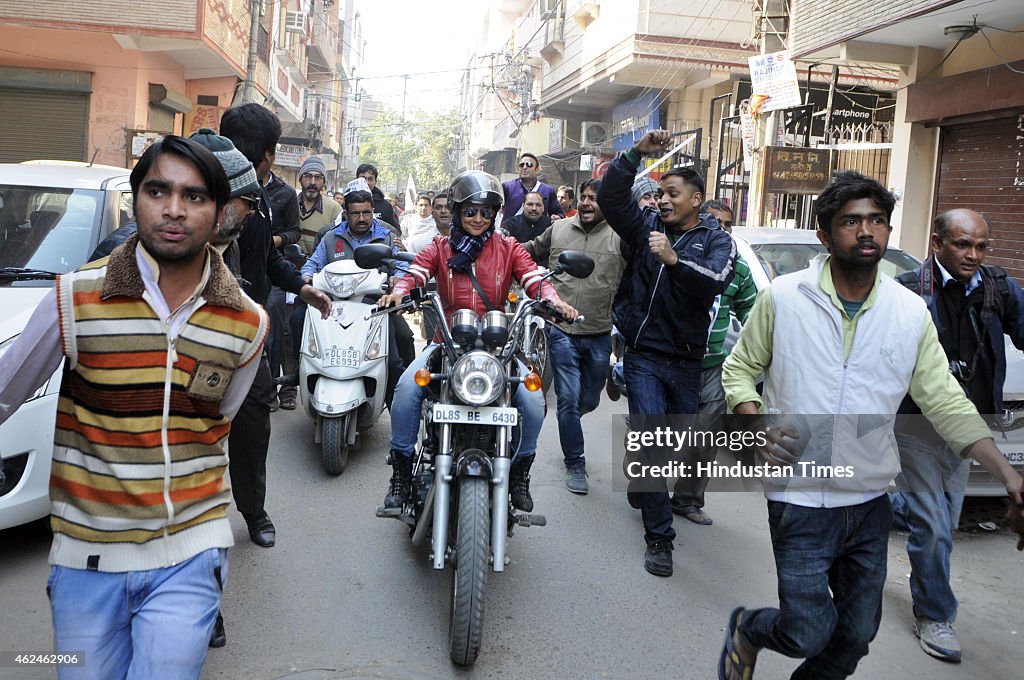 Gul Panag Campaigns For AAP In Delhi