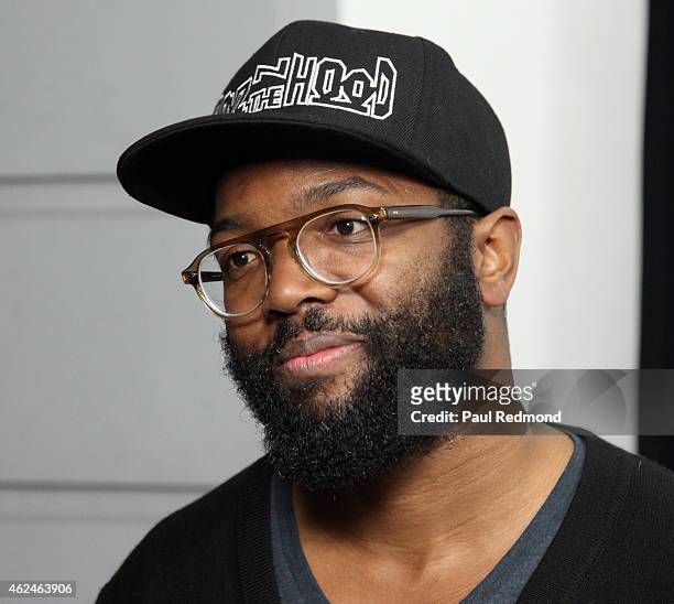 Author Baratunde Thurston arrives at An Evening With Norman Lear presented by The Television Academy at The Montalban on January 28, 2015 in...