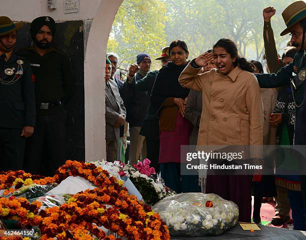 Colonel M Rai 18 Colonel Mn Rai Cremated With Full Military Honours Stock Photos ...