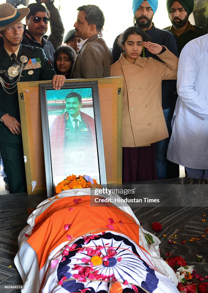 Colonel M Rai The daughter of martyred hero Colonel Munindra Nath Rai salutes his ...