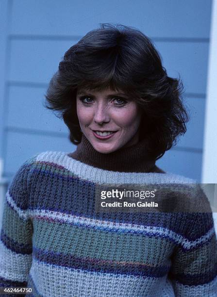 Actress Jean Bruce Scott poses for an exclusive photo session on January 28, 1982 at Jean Bruce Scott and Robert Colman's home in Van Nuys,...
