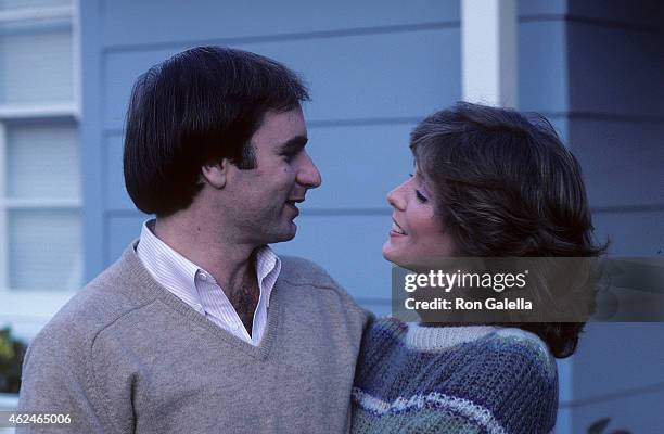 Actress Jean Bruce Scott and husband Robert Colman pose for an exclusive photo session on January 28, 1982 at Jean Bruce Scott and Robert Colman's...