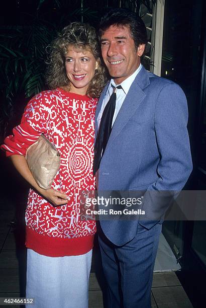 Actress Jennifer Savidge and actor Robert Fuller attend Connie Stevens Hosts a Cocktail Reception to Kick-Off the "Cowboys for Indians" Rodeo to...