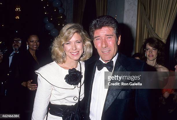 Actress Jennifer Savidge and actor Robert Fuller attend the Third Annual Joan Rivers Celebrity Tennis/Auction Classic to Benefit the Cystic Fibrosis...