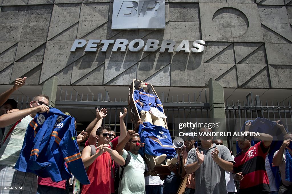 BRAZIL-PETROBRAS-PROTEST