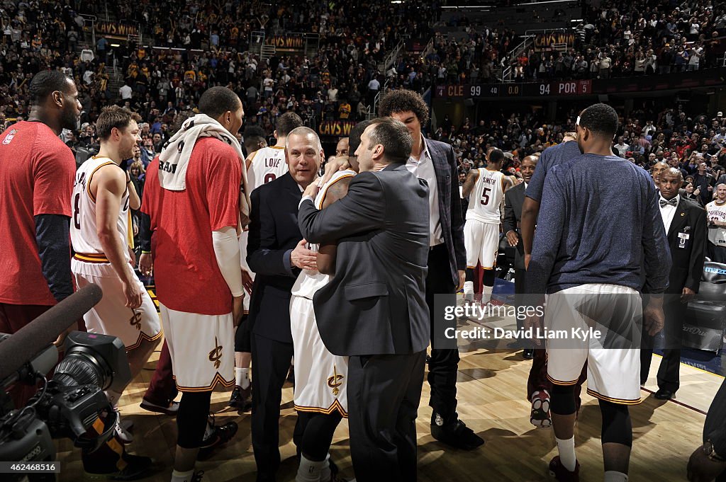 Portland Trail Blazers v Cleveland Cavaliers