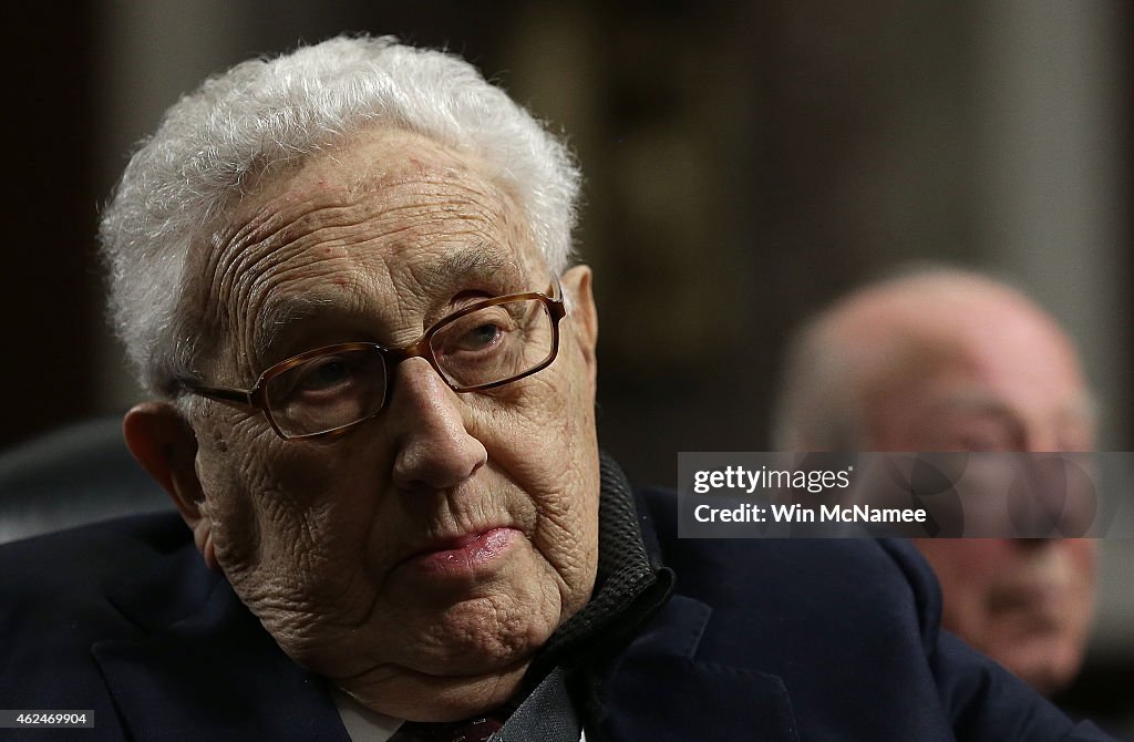 Kissinger, Schultz, And Albright Testify At Senate Hearing On US Nat'l Security