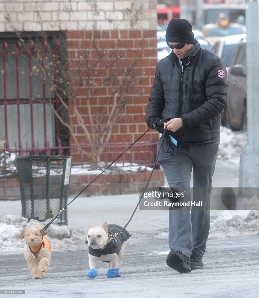 Celebrity Sightings In New York City - January 29, 2015