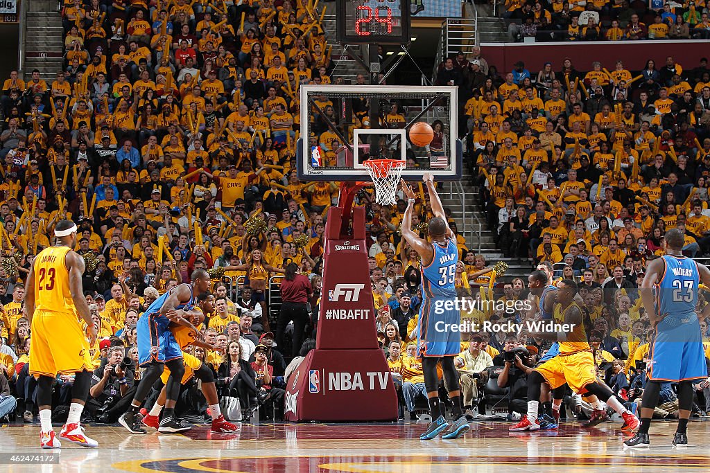 Oklahoma City Thunder v Cleveland Cavaliers