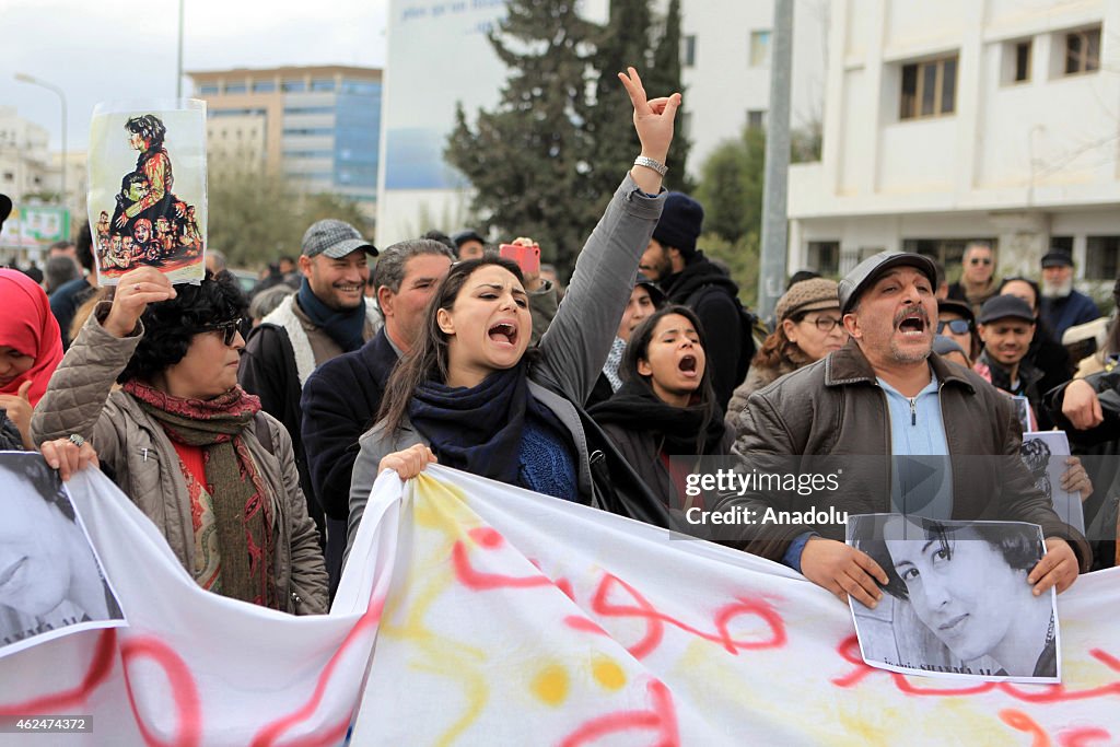 Tunis protests the death of Egyptian Shaima al-Sabbagh