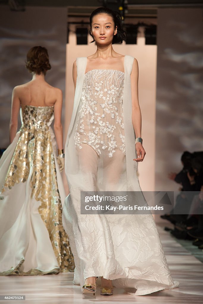 Georges Chakra  : Runway - Paris Fashion Week - Haute Couture S/S 2015