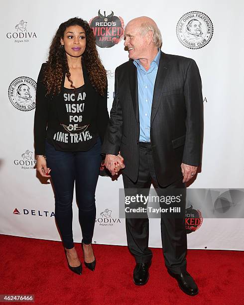 Singer Jordin Sparks and TV personality Terry Bradshaw attend the Friars' Club roast of Terry Bradshaw on January 29, 2015 at Arizona Biltmore in...