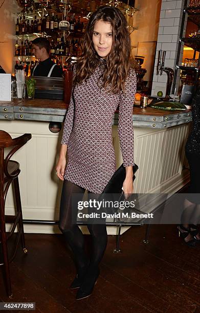 Sarah Ann Macklin attends the launch of new restaurant West Thirty Six on January 29, 2015 in London, England.