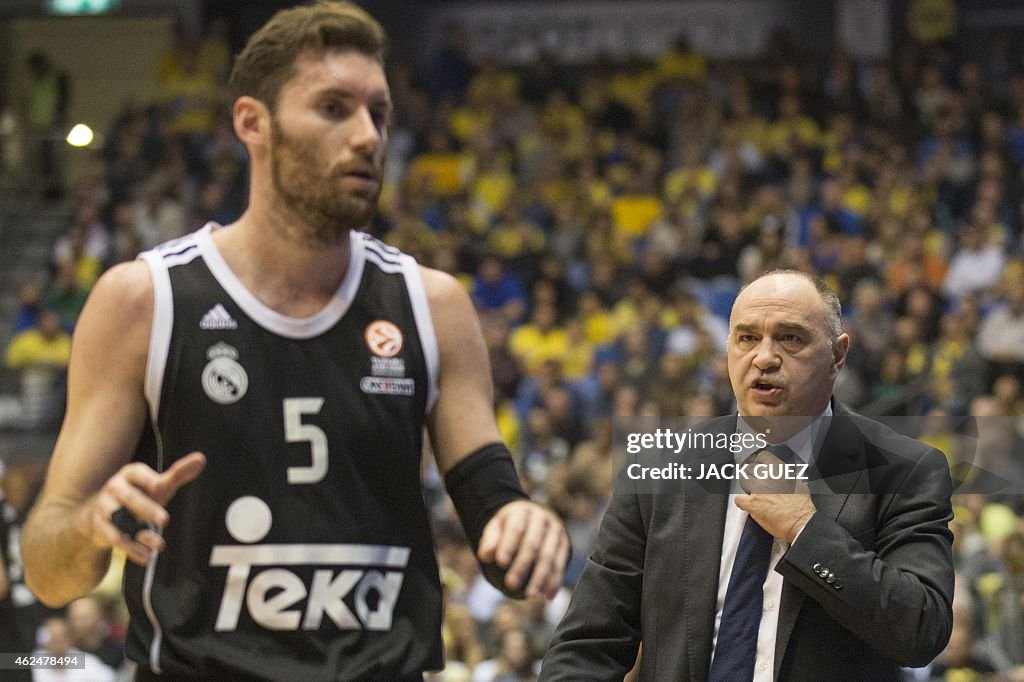 BASKET-EURL-MACCABI TLV-REAL MADRID