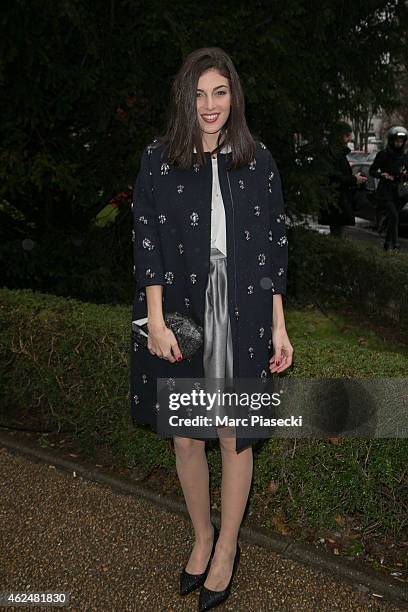 Razane Jammal is seen on January 29, 2015 in Paris, France.