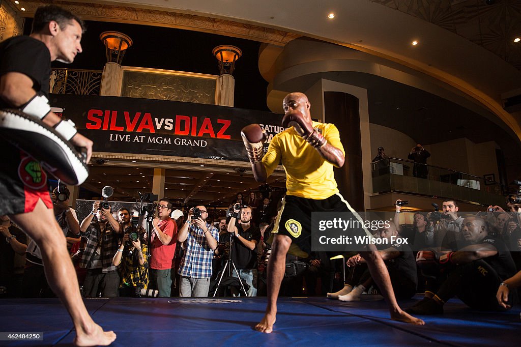 UFC 183 Open Workouts