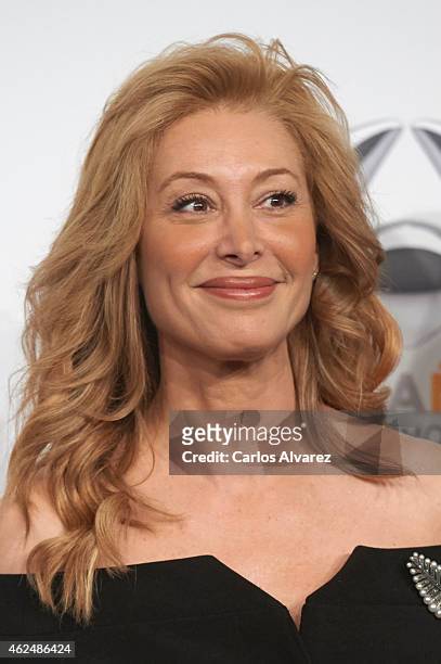 Teresa Viejo attends Antena 3 TV Channel 25th anniversary party at the Palacio de Cibeles on January 29, 2015 in Madrid, Spain.