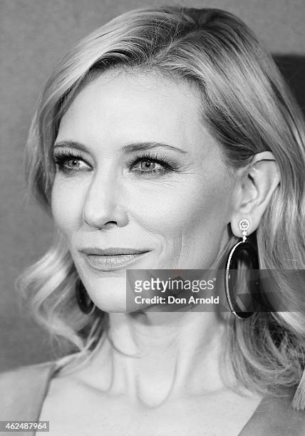 Cate Blanchett arrives at the 4th AACTA Awards Ceremony at The Star on January 29, 2015 in Sydney, Australia.