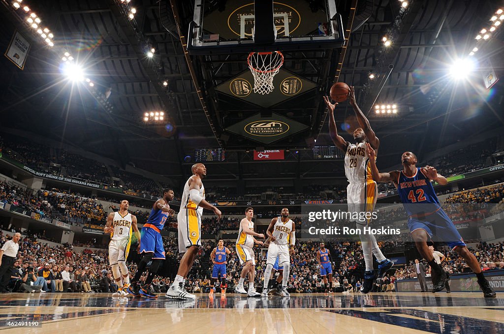 New York Knicks v Indiana Pacers