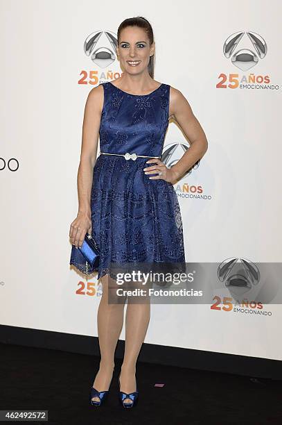 Alicia Senovilla attends 'Antena 3' 25th Anniversary Reception at the Palacio de Cibeles on January 29, 2015 in Madrid, Spain.