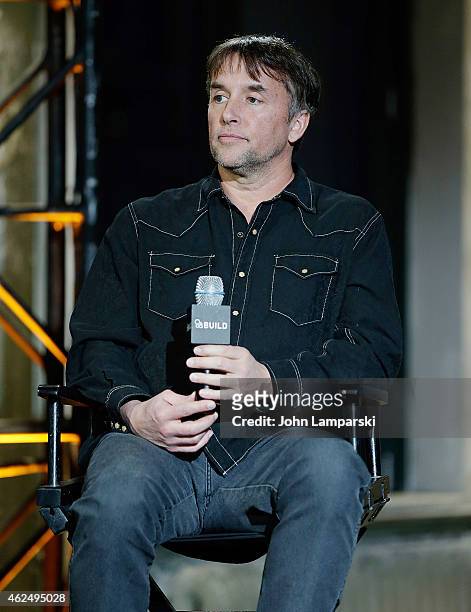 Director Richard Linklater attends AOL Build Speaker Series presents Richard Linklater, Director of "Boyhood" at AOL Studios In New York on January...