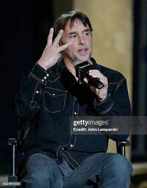 Director Richard Linklater attends AOL Build Speaker Series presents Richard Linklater, Director of "Boyhood" at AOL Studios In New York on January...