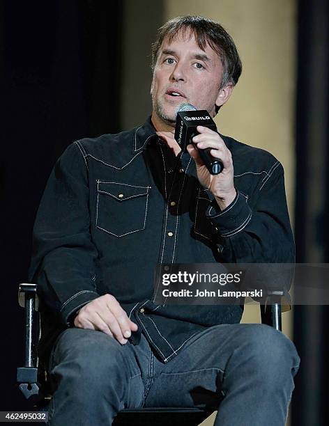 Director Richard Linklater attends AOL Build Speaker Series presents Richard Linklater, Director of "Boyhood" at AOL Studios In New York on January...