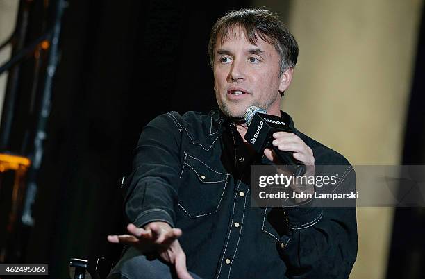 Director Richard Linklater attends AOL Build Speaker Series presents Richard Linklater, Director of "Boyhood" at AOL Studios In New York on January...