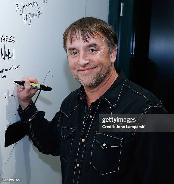 Director Richard Linklater attends AOL Build Speaker Series presents Richard Linklater, Director of "Boyhood" at AOL Studios In New York on January...